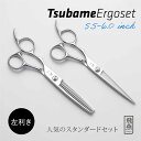 【飛燕シザー】【送料無料】【左利き専用】hien 飛燕 --燕--Tsubame Ergo set ツバメ エルゴ シザー&セニングセット 美容 理容 ハサミ ...