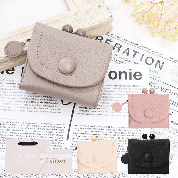 【10％OFF!スーパーSALE限定】【 国内正規品 公式ショッピングバッグ 】ジルスチュアート JILLSTUART 財布 三つ折り財布 レディース ルナティ 本革 JSLW3DS2 ブランド 喜ばれるギフト
