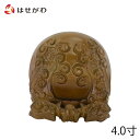 【P5倍！5/1から5/6はお買い得】 木魚 仏具 木魚 法要 法事【木魚 龍彫 4.0寸／5.0寸】お仏壇のはせがわ