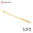 木魚 木魚バチ 木魚バイ 法事 法要 お盆【籐柄 白皮巻 5.0(長さ約35.5cm)】お仏壇のはせがわ