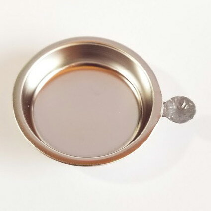 仏具用品 持ち手付 ステンレスオトシ 蓮型 仏器 8号 専用品