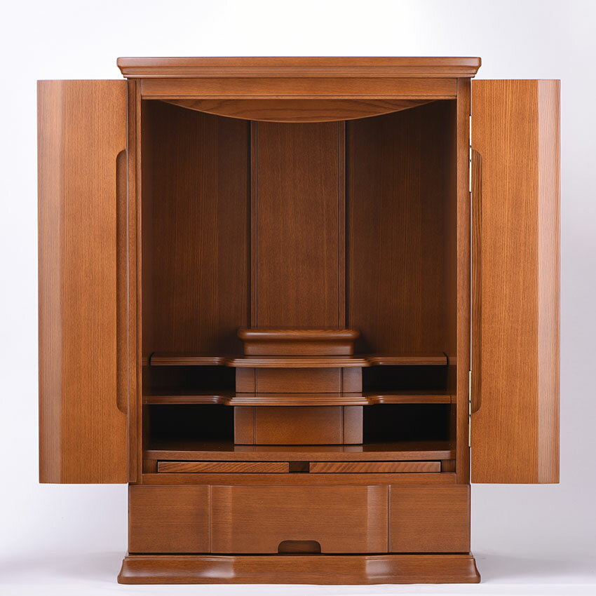 上置き小型仏壇 ミニ仏壇 ノートン25号 ミドル色 ダーク色 送料無料