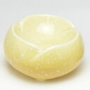 仏具用品 【単品販売】 やわらぎ 仏器 仏飯器 ゆず色(薄めの黄色) 陶器製 国産・日本製