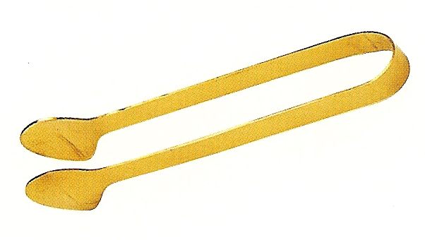 ろうそく・ローソク・蝋燭 和ろうそくの芯切り用 片手芯切鋏本金メッキ