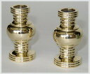 仏具用品 華瓶(けびょう)3.0号 フッ素加工 1対入真宗大谷派(東)用(3)