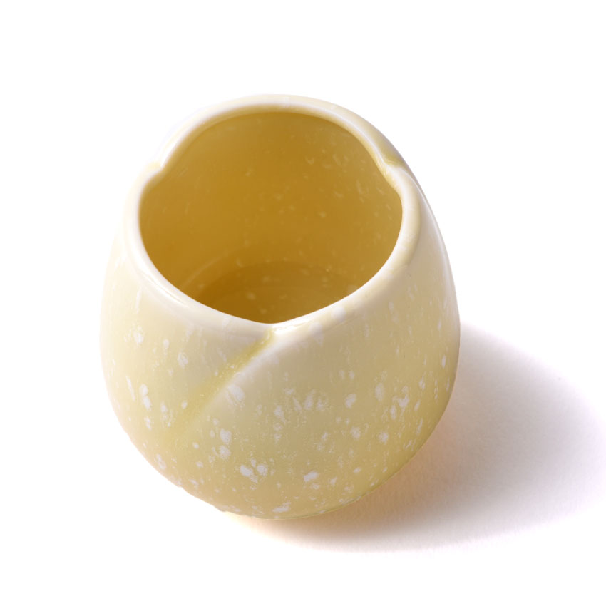仏具用品 【単品販売】 やわらぎ 茶器 ゆず色 陶器製 国産・日本製