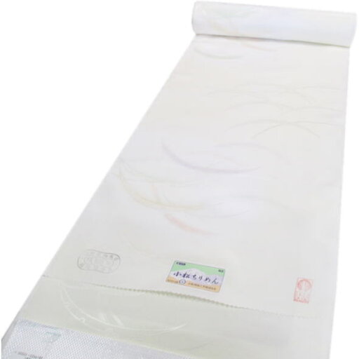 「小松ちりめん」礼装用正絹長襦袢反物露芝(ベージュ) 「小松ちりめん」礼装用正絹長襦袢反物露芝(ベージュ)