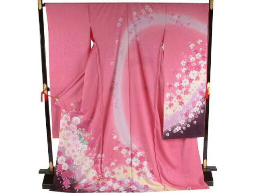 振袖桜と蝶(ピンク) 振袖桜と蝶(ピンク)