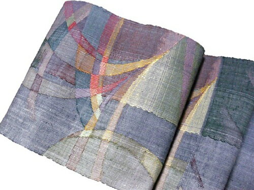 正絹八寸帯・かがり帯【渡文】【日本製】【真綿】【未仕立て】【送料無料】