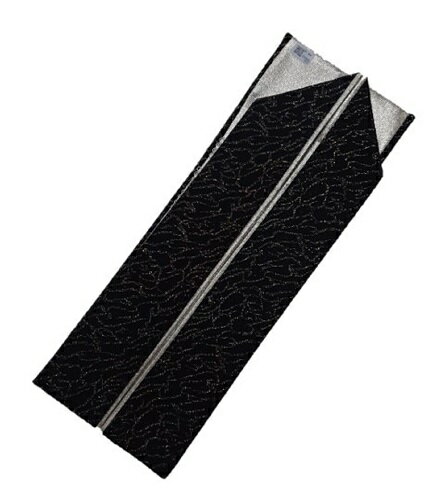 重ね衿【伊達衿】【日本製】【黒ラメ・金重ね】【2WAY】【配送日時の指定・代引き共に不可】