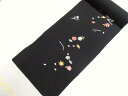 小紋反物【正絹】【濃茶地】【丹後ちりめん】【未仕立て】【送料無料】