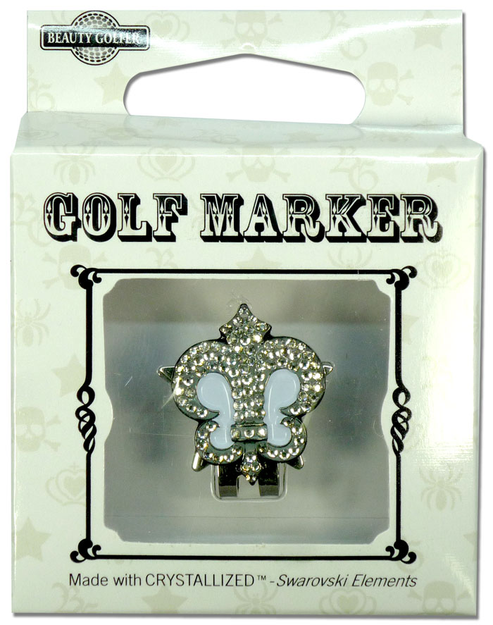 【普通郵便で送料無料】スワロフスキー付ゴルフマーカー（BG-15） Golf Marker with Swarovski