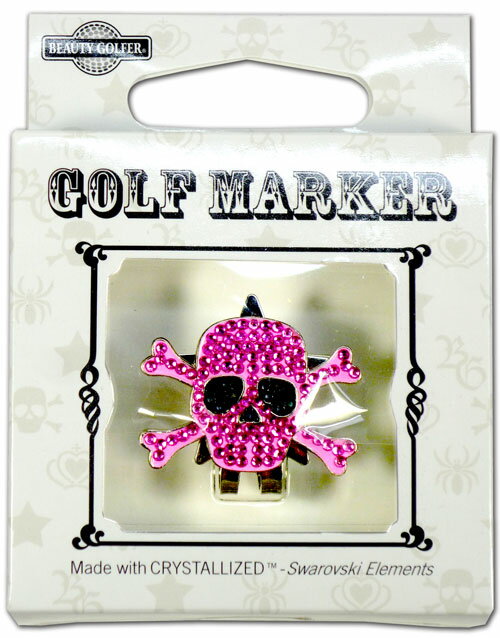 【普通郵便で送料無料】スワロフスキー付ゴルフマーカー（BG-17）Golf Marker with Swarovski