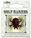 【普通郵便で送料無料】スワロフスキー付ゴルフマーカー(BG-18)Golf Marker with Swarovski