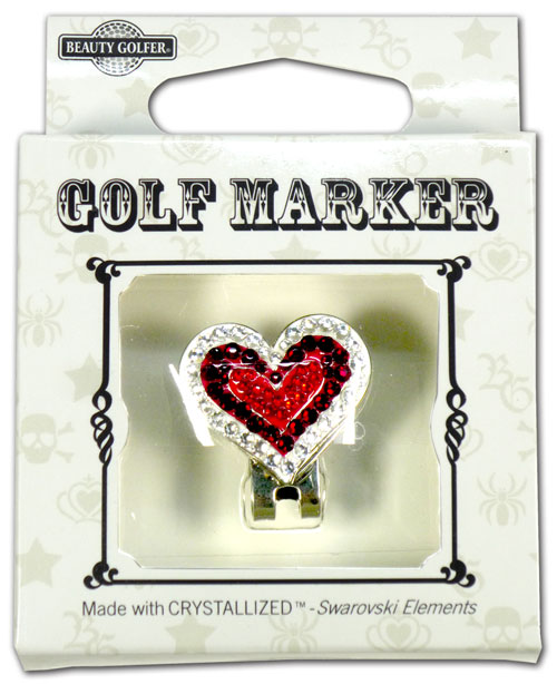 【普通郵便で送料無料】スワロフスキー付ゴルフマーカー（BG-20）Golf Marker with Swarovski