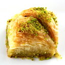 ドライ バクラヴァ・ピスタチオ・甘さ控えめ (Kuru Baklava Fistikli) 三角形 30個入り-900g - HASEL FOODS