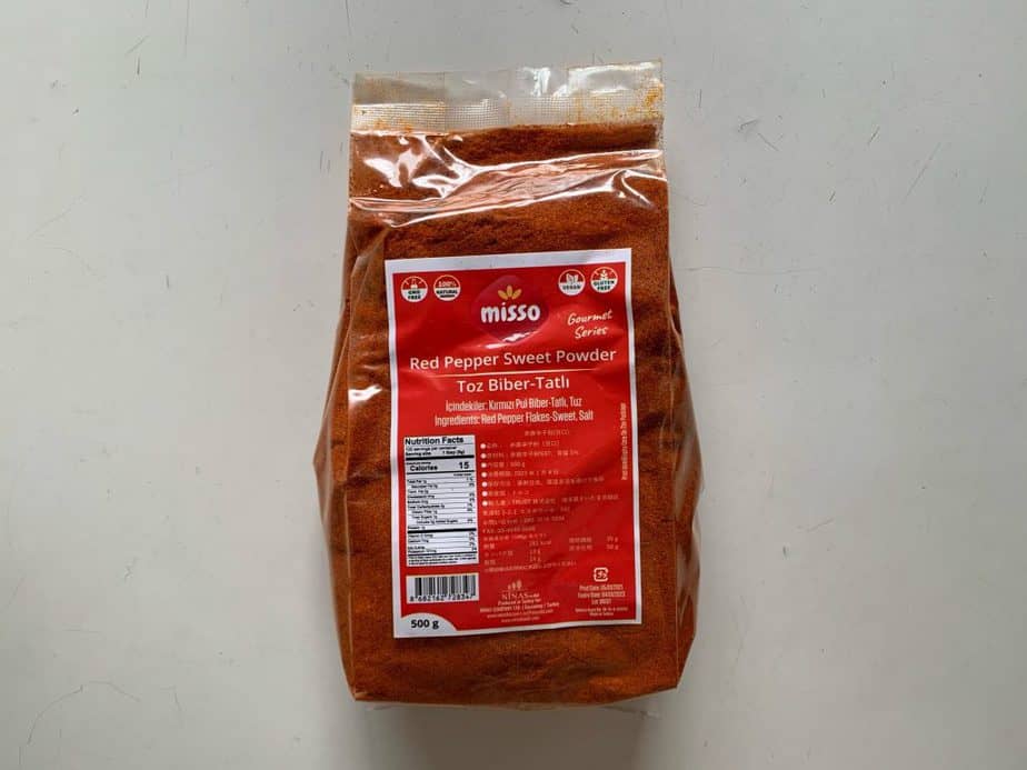 MISSO 赤唐辛子粉（甘口）500g - MISSO Red Pepper Sweet Powder 500g