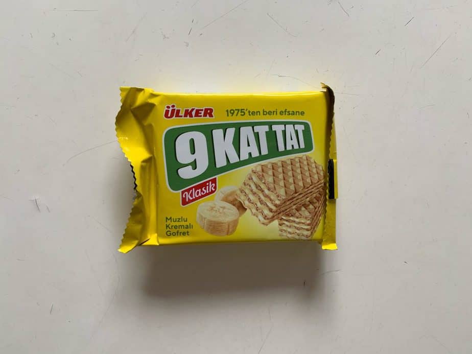 Ulker 9 Kat Tat バナナクリーム 39g - Ulker 9 Kat Tat Banana Cream 39gr