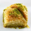 トルコのスイーツ ドライ バクラヴァ ピスタチオ 甘さ控えめ 4個 -120 GR - ELIT - Dry ( Less syrup ) Baklava with Pistachio 4 pcs - 120g