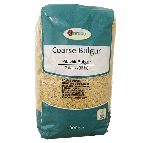 BARABU 挽割り小麦 ブルグル 粗粒 1kg - BARABU Coarse Bulgur 1kg