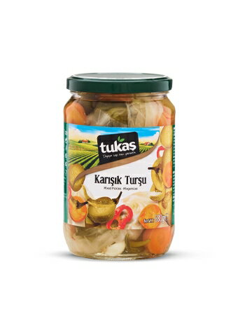 TUKAS ߥåԥ륹 680g - TUKAS Mix Pickles 680g