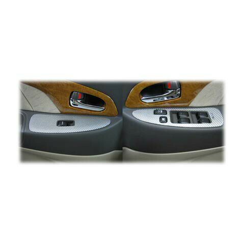 【21％OFFクーポン4-11】カーボンシート ハセプロ マジカルカーボン ドアスイッチパネル トヨタ アルファード ANH/MNH10系 2002.5〜2008.5 CDPT-4