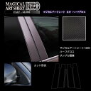 【21%OFFクーポンは27日まで】カーボンシート エクリプスクロス GK1W ピラースタンダードセット バイザーカットタイプ アートシートNEOハーフグロス ...