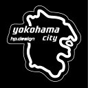 【20%OFFクーポン7/4-11】都市サーキットステッカー 横浜市 TCS-6S