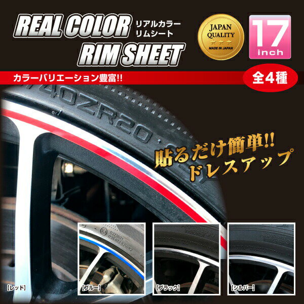 【21％OFFクーポン20-27】ハセプロ リアルカラーリムシート 17インチ RERIM-17