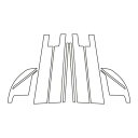 【20%OFFクーポン7/4-11】カーボンシート ライズ A200系 ピラーフルセット バイザーカットタイプ 外装 カスタム 傷防止 汚れ 保護 アクセサリー...