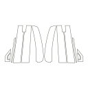 【20%OFFクーポン7/4-11】カーボンシート N-WGN N-ワゴン ピラー バイザーカット 純正 無限 マジカルアートシート ホンダ ハセプロ JH3 ...