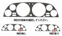 【21%OFFクーポン20-27】カーボンシート ハセプロ マジカルカーボン メーターパネル スカイラインR32 HCR32M 前期モデル対応(2)