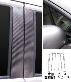 【実質20％は15日まで※エントリー要】カーボンシート ハセプロ マジカルカーボン ピラースタンダードセット ホンダ N-ワゴン/カスタム JH1 2013.11〜 CPH-58