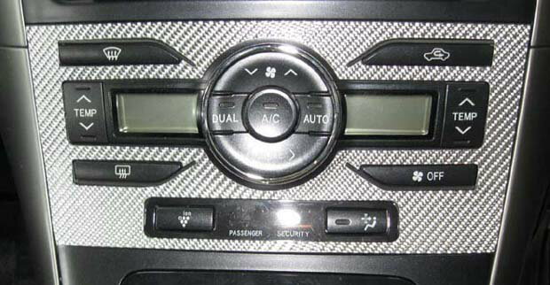 【10％OFFクーポン27-1/5】カーボンシート ハセプロ マジカルカーボン エアコンスイッチパネル トヨタ ブレイド AZE/GRE150系 2006.12〜2009.11 CASPT-3