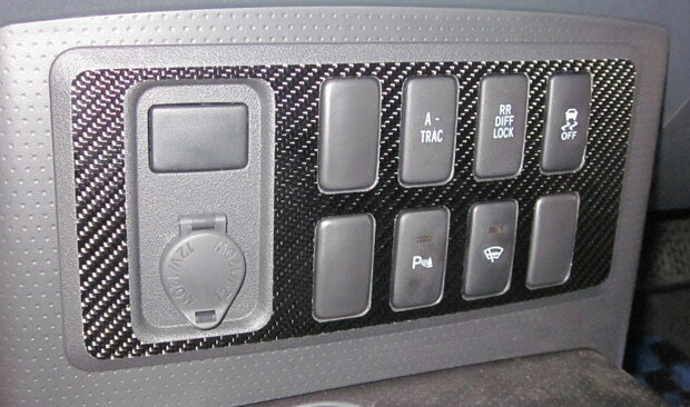 【10％OFFクーポン27-1/5】カーボンシート ハセプロ マジカルカーボン センタースイッチパネル トヨタ FJクルーザー GSJ15W 2010.12〜 CCSPT-1