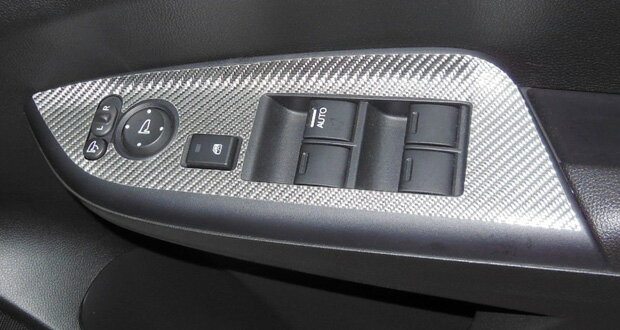 【10％OFFクーポン27-1/5】カーボンシート ハセプロ マジカルカーボン ドアスイッチパネル フィットGK3〜6/フィットハイブリッドGP5 2013.9〜 CDPH-15