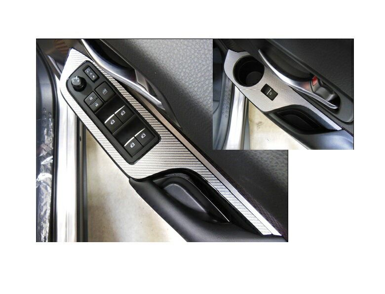 【20％OFFクーポン3/1-11】カーボンシート ハセプロ マジカルカーボン ドアスイッチパネル トヨタ C-HR ZYX10/NGX50 2016.12〜 CDPT-31