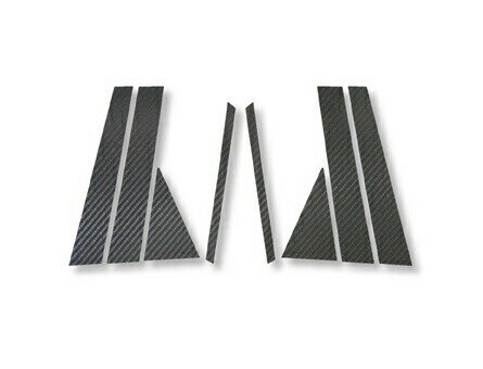 【20％OFFクーポン4-11まで】カーボンシート ハセプロ マジカルアートシートピラーセット アクセラスポーツ BK3P 2006.6〜2009.5