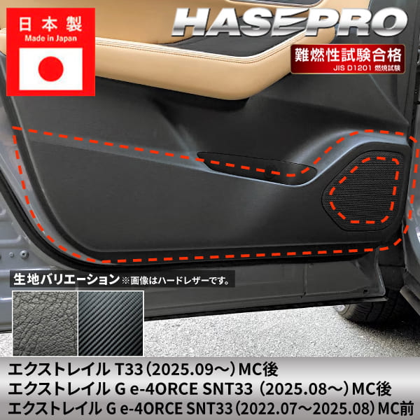 【20％OFFは5/22-27まで】車 傷防止 エクストレイル G e-4ORCE【キックガード】カーボンシート 日産 ニッサン NISSAN 内装 傷防止 汚れ ドレスアップ 保護 簡単 アクセサリー カスタム T33 SNT33 ハセプロ