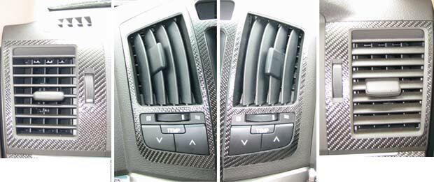 【10％OFFクーポン27-1/5】カーボンシート ハセプロ マジカルカーボン エアアウトレット ランドクルーザー UZJ200系 2007.9〜2015.7 CAOT-4