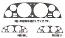 【19％OFFクーポン5/1-6】カーボンシート ハセプロ マジカルカーボン メーターパネル スカイラインR32 HCR32M 前期モデル対応