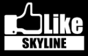 【20%OFFクーポン7/4-11】カーボンシート ハセプロ LIKEステッカー ニッサン SKYLINE LIKE-NS8