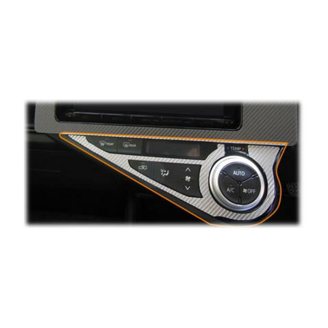 【実質20％は15日まで※エントリー要】カーボンシート ハセプロ マジカルカーボン エアコンスイッチパネル トヨタ アクア NHP10系 2014.12〜 CASPT-7