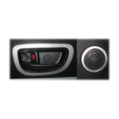 【10％OFFクーポン27-1/5】カーボンシート ハセプロ マジカルアートレザー インナードアハンドルパネル トヨタ アクア NHP10系 2011.12〜 LC-IDHPT2