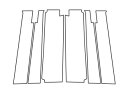 【19%OFFクーポンは8/1まで】カーボンシート ルークス ハイウェイスター B40系 ピラースタンダードセット バイザーカットタイプ ブラック ハセプロ マジカルアートシート 日産 MS-PN64V
