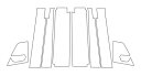 【21%OFFクーポンは27日まで】カーボンシート ルークス ハイウェイスター B40系 ピラーフルセット バイザーカットタイプ ブラック ハセプロ マジカルア...