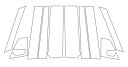 【20%OFFクーポン7/4-11】カーボンシート ルークス ハイウェイスター B40系 ピラーフルセット ノーマルタイプ ブラック ハセプロ マジカルアートシ...
