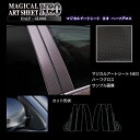 【20%OFFクーポン7/4-11】カーボンシート N-WGN N-ワゴン ピラー バイザーカット 純正 無限 マジカルアートシートNEOハーフグロス ホンダ ...
