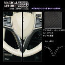 【19%OFFクーポン5/5限定】カーボンシート ワゴンRスマイル ハイブリッドS MX91S ステアリングパネル アートシートNEOハーフグロス ハセプロ スズキ MSNHG-STPSZ7(2)