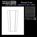【20%OFFクーポン7/4-11】カーボンシート アウトランダーPHEV GN0W P ボンネットライン ブラック アートシートNEOハーフグロス ハセプロ ...